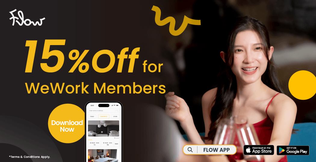15% OFF for WeWork Members