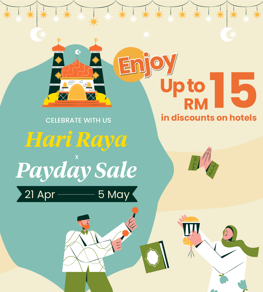 Happy Hari Raya x Payday Sale! Let’s celebrate with discount up to RM15