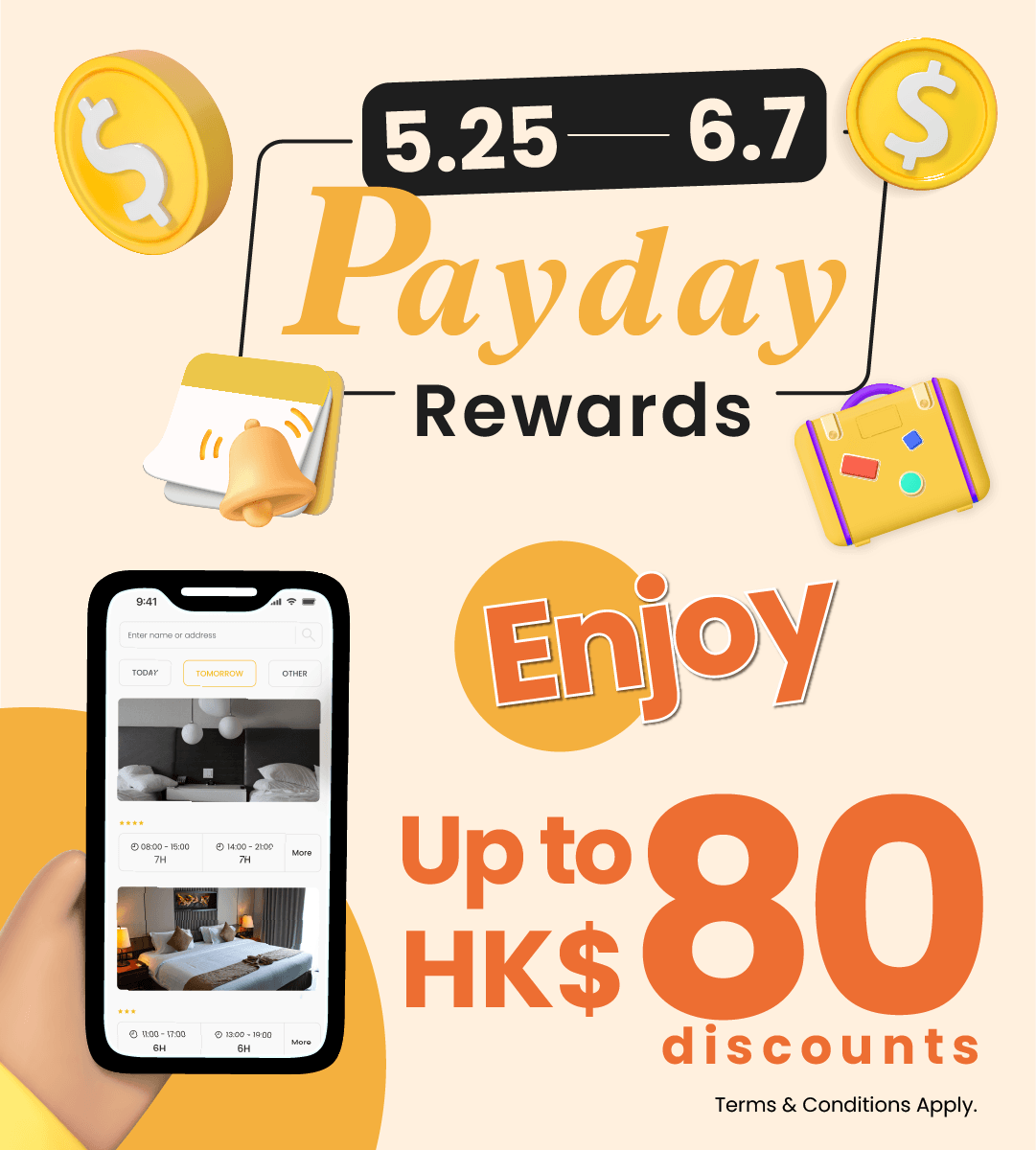 Pay Day Rewards: Celebrate your hard work with instant discount