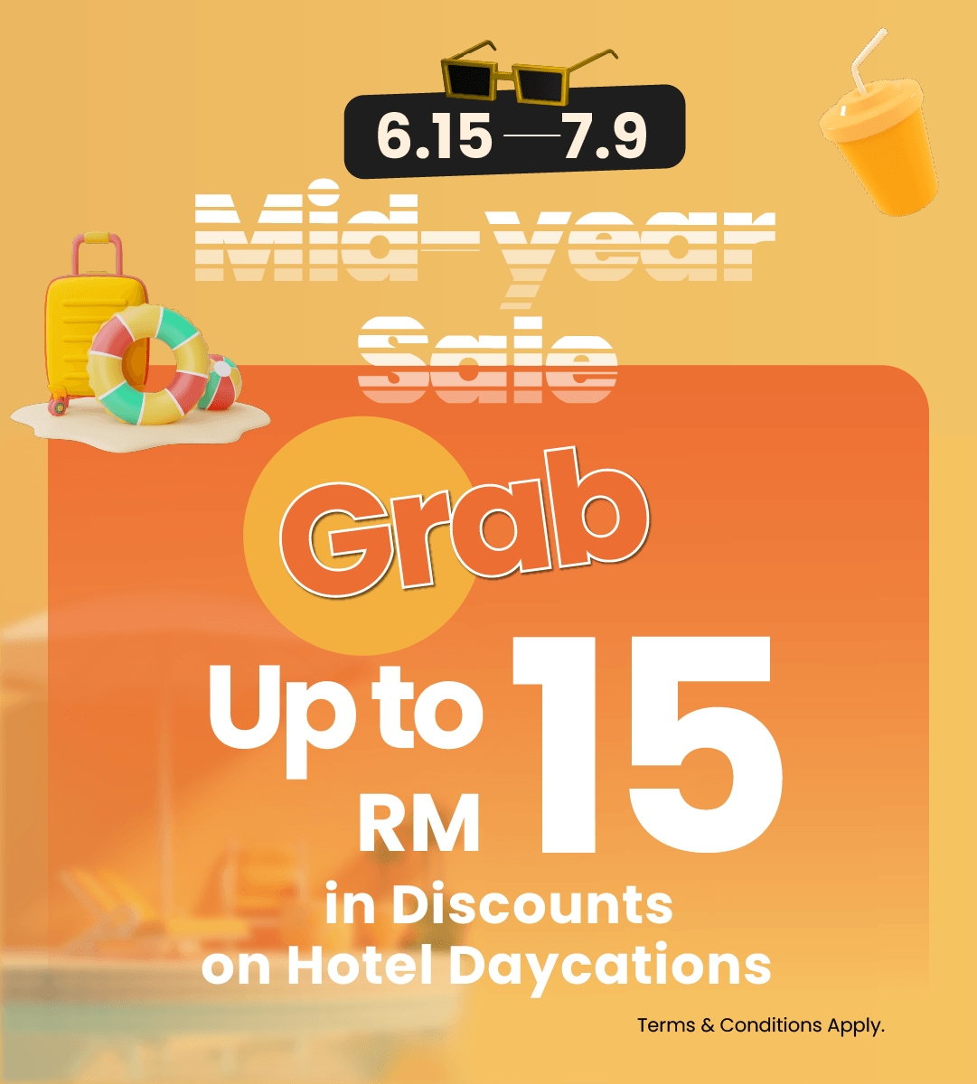 Mid-year Sale: Save big on your Daycation up to RM15