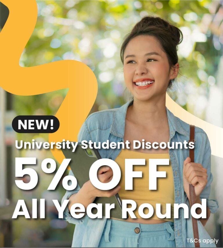 Flow's University Student Discounts: 5% Off Hotel Bookings All Year Round!
