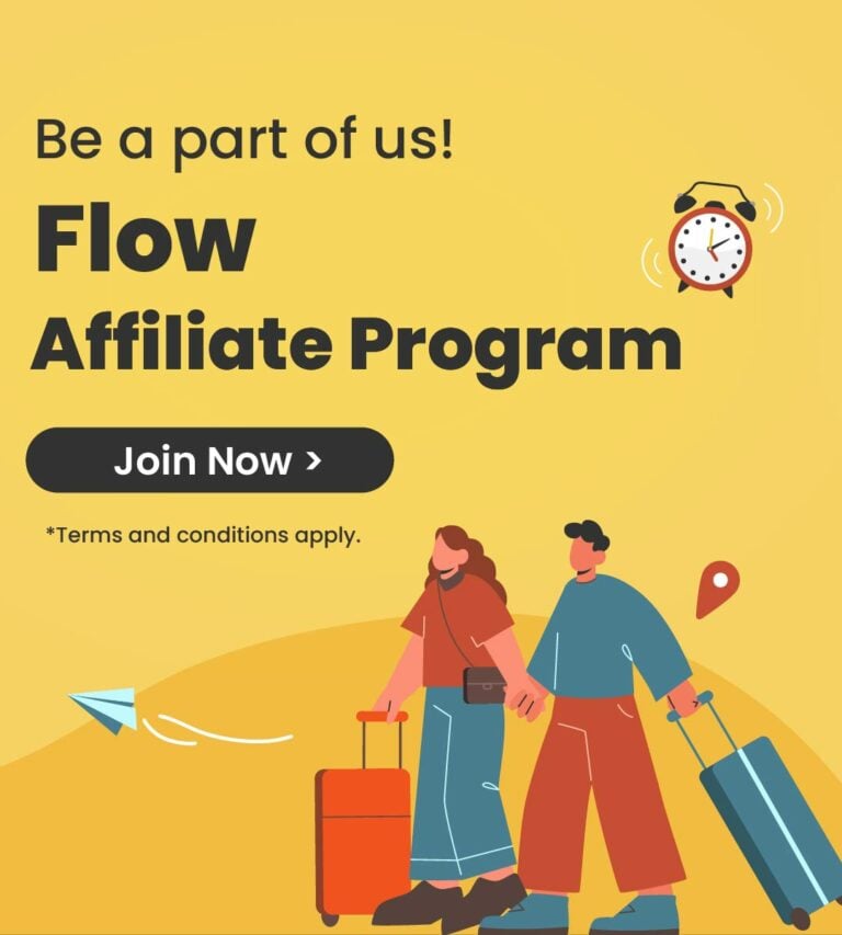 Join Flow’s Affiliate Program today and earn up to 5% commission!
