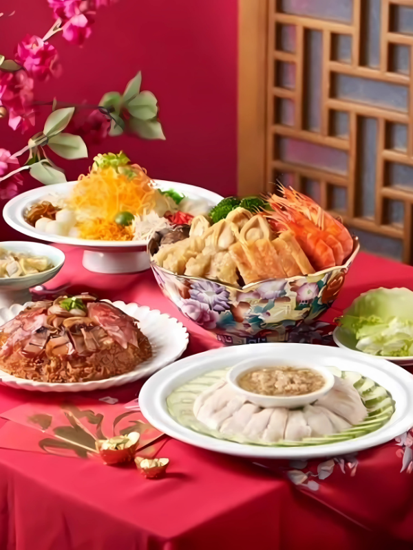 Unforgettable Chinese New Year experience serving Pen Cai with Yusheng.
