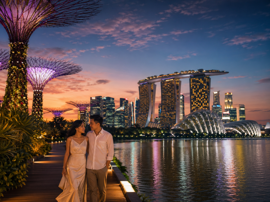 新加坡约会好去处-Marina Bay