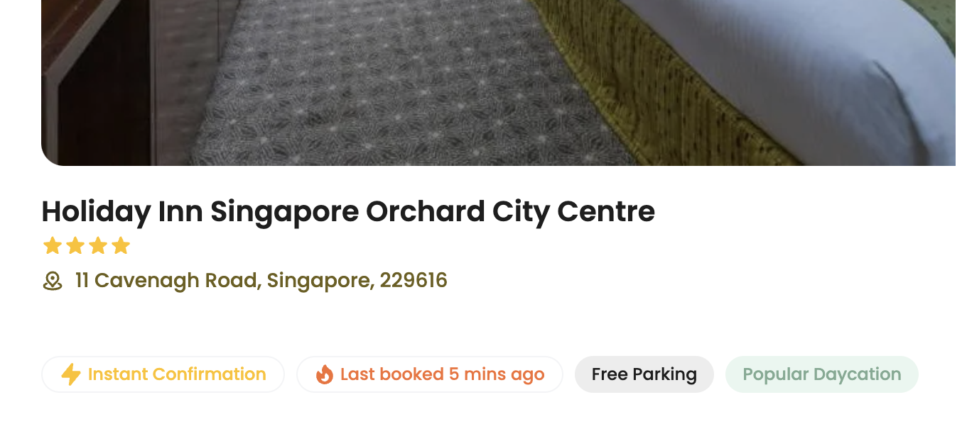 day use hotel singapore