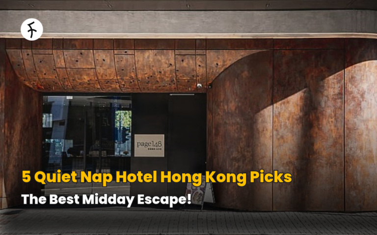 5 Quiet Nap Hotel Hong Kong Picks – The Best Midday Escape!