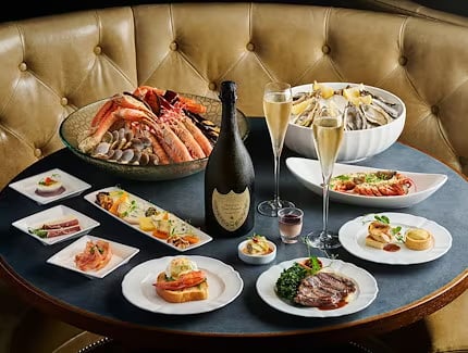 colony buffet menu champagne
